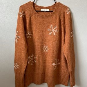 LOFT Snowflake Sweater